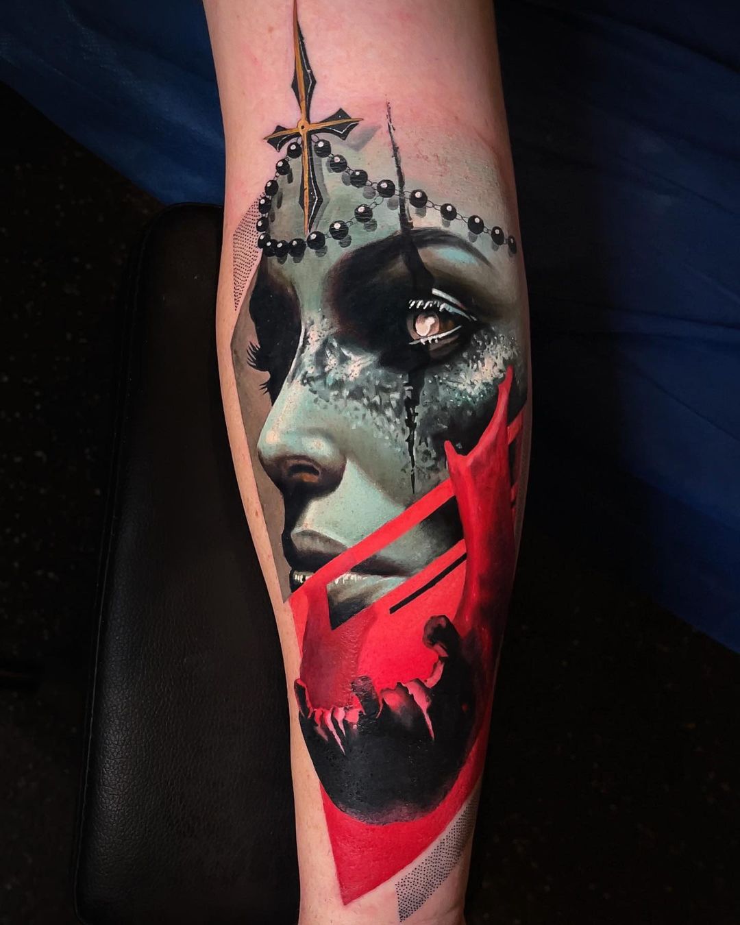 The Exuberant Mixed Style Tattoos Of Chris Rigoni (30)