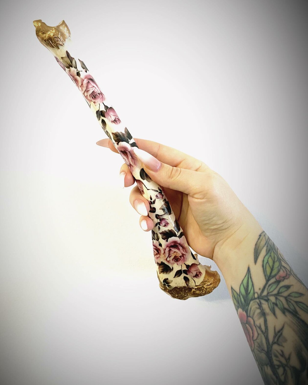 The Floral Decorated Bone And Skull Art Of Emmanuelle Jobidon (13)