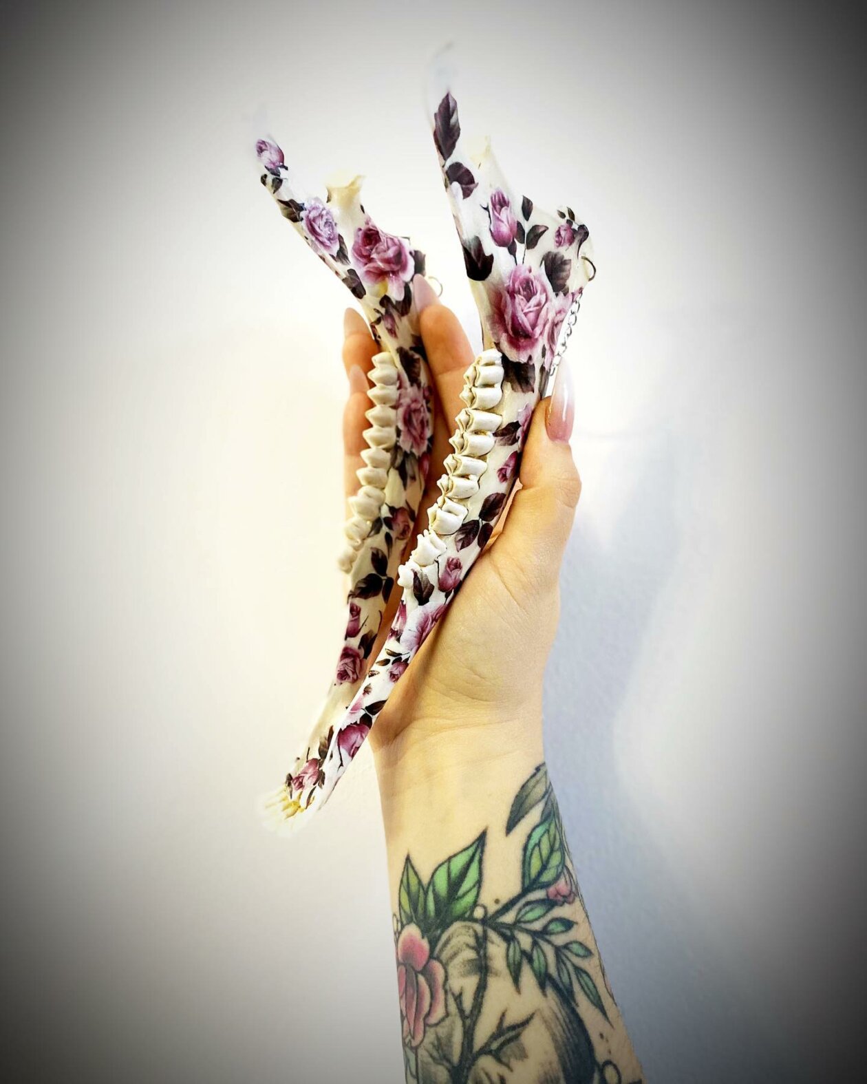The Floral Decorated Bone And Skull Art Of Emmanuelle Jobidon (6)