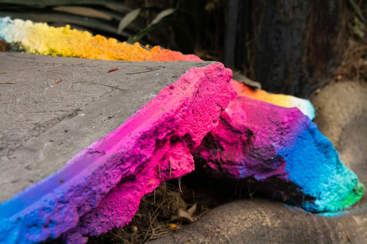 Vibrant Interventions Painted On Cracked Sidewalks By Xomatok (8)