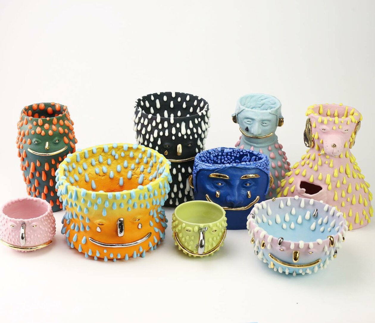 Playful Ceramic Vessels Of Strange Creatures And Melted Shapes By Philip Kupferschmidt 1