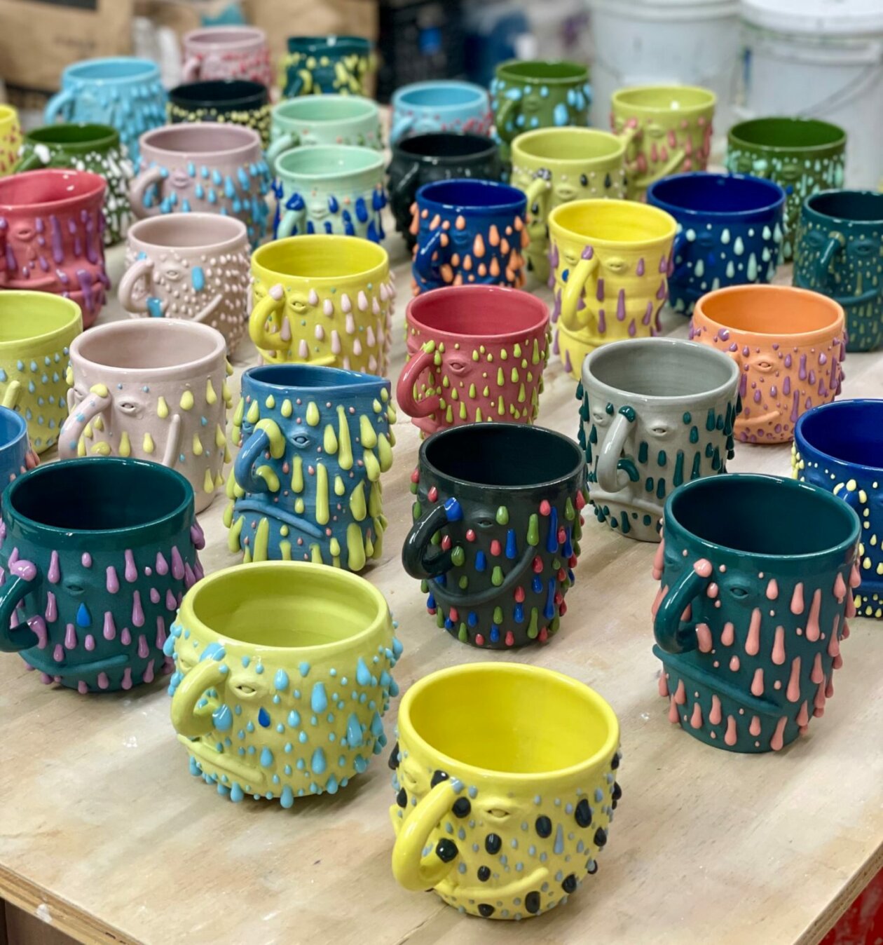 Playful Ceramic Vessels Of Strange Creatures And Melted Shapes By Philip Kupferschmidt 17