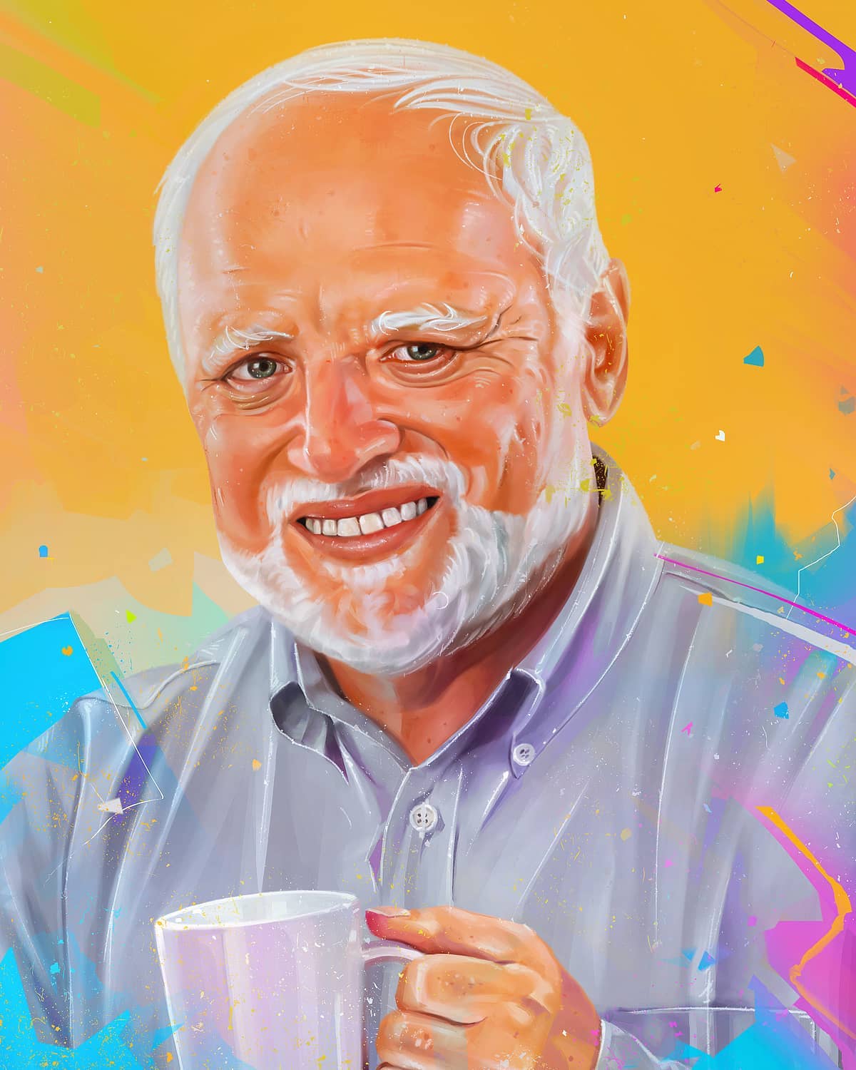 Popular Memes Turned Into Lush Illustrations By Denis Gonchar 8