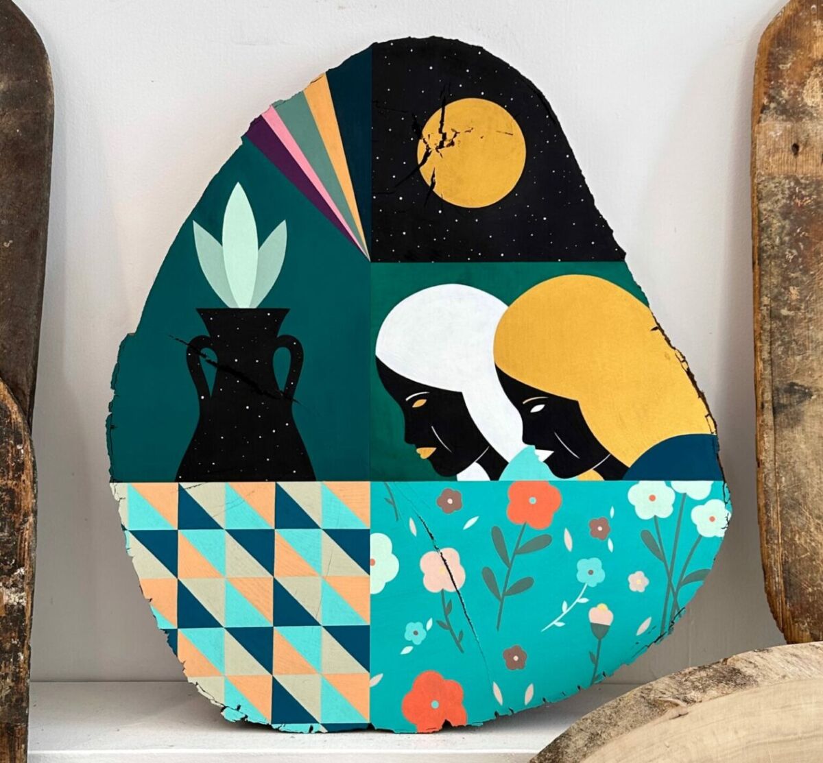 Surreal Multicolored Paintings By Adrian Landon Brooks 11