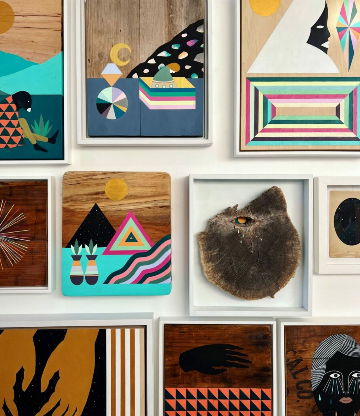 Surreal Multicolored Paintings By Adrian Landon Brooks 12