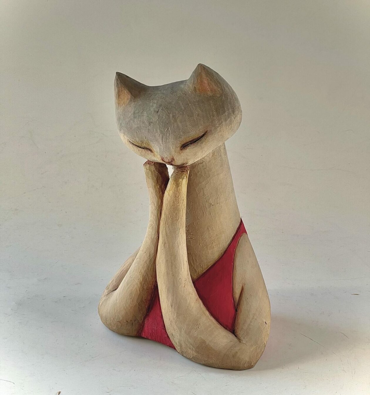 Elegant Animal Hand Carved Wooden Sculptures By Nikichi 3