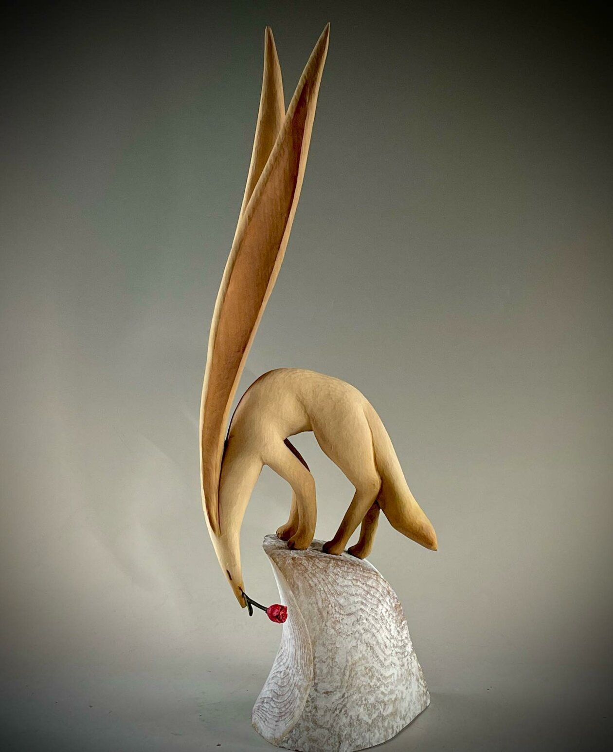 Elegant Animal Hand Carved Wooden Sculptures By Nikichi 5