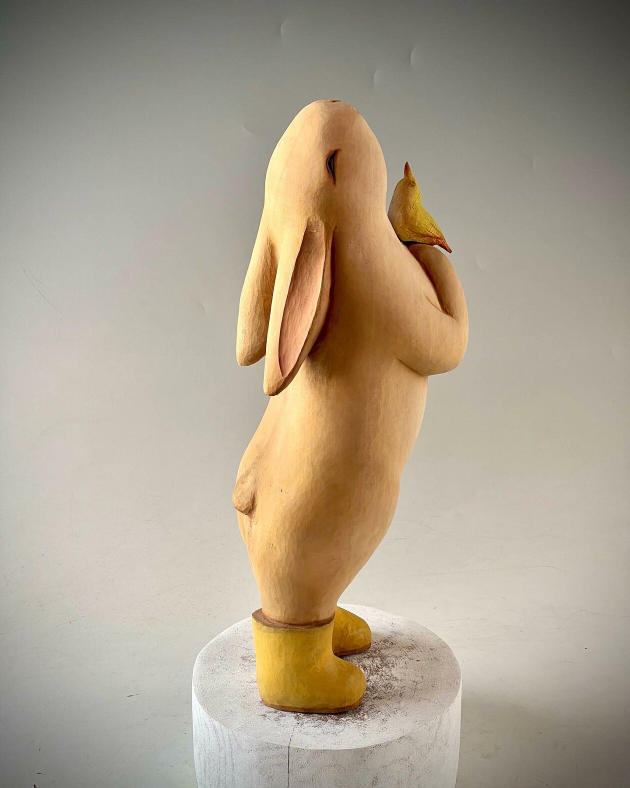 Elegant Animal Hand Carved Wooden Sculptures By Nikichi 7