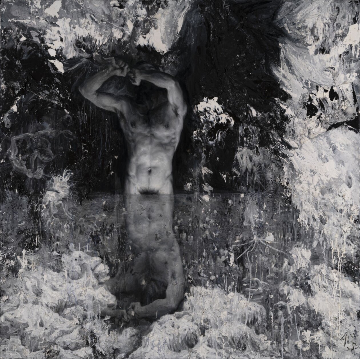 Exquisite Contemporary Classical Paintings By Jordi Diaz Alama Canto Xxxiv Lucifer 200 X 200 Cm