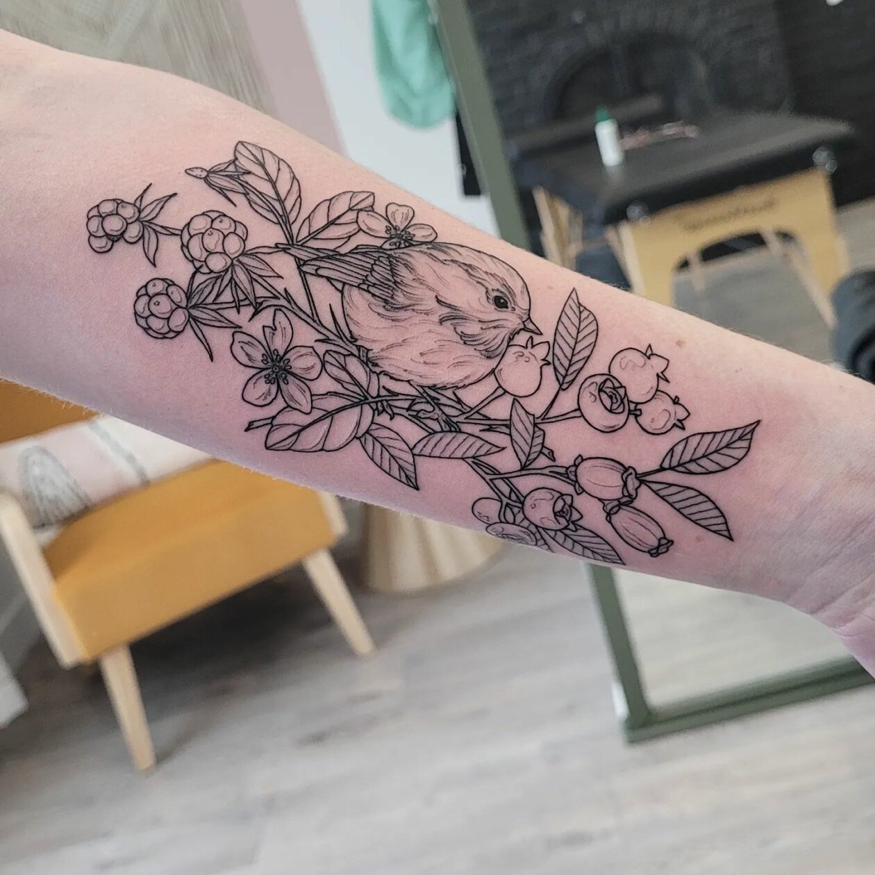 Illustrative Flora And Fauna Tattoos By Jamie 2