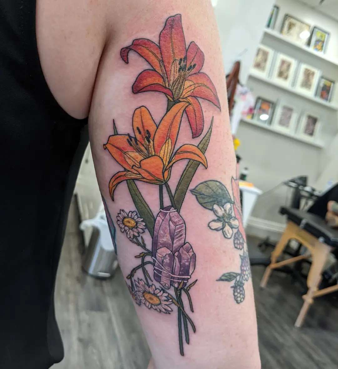 Illustrative Flora And Fauna Tattoos By Jamie 4