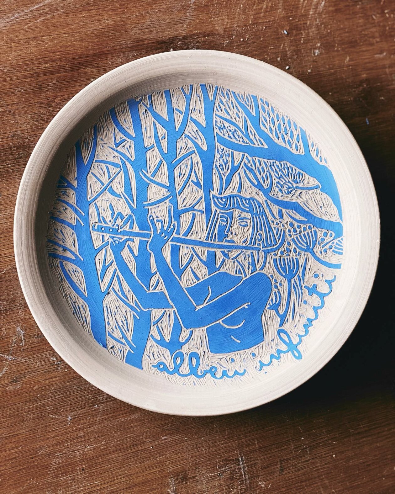 Illustred Ceramic Vessels And Tiles By Clara Holt 5