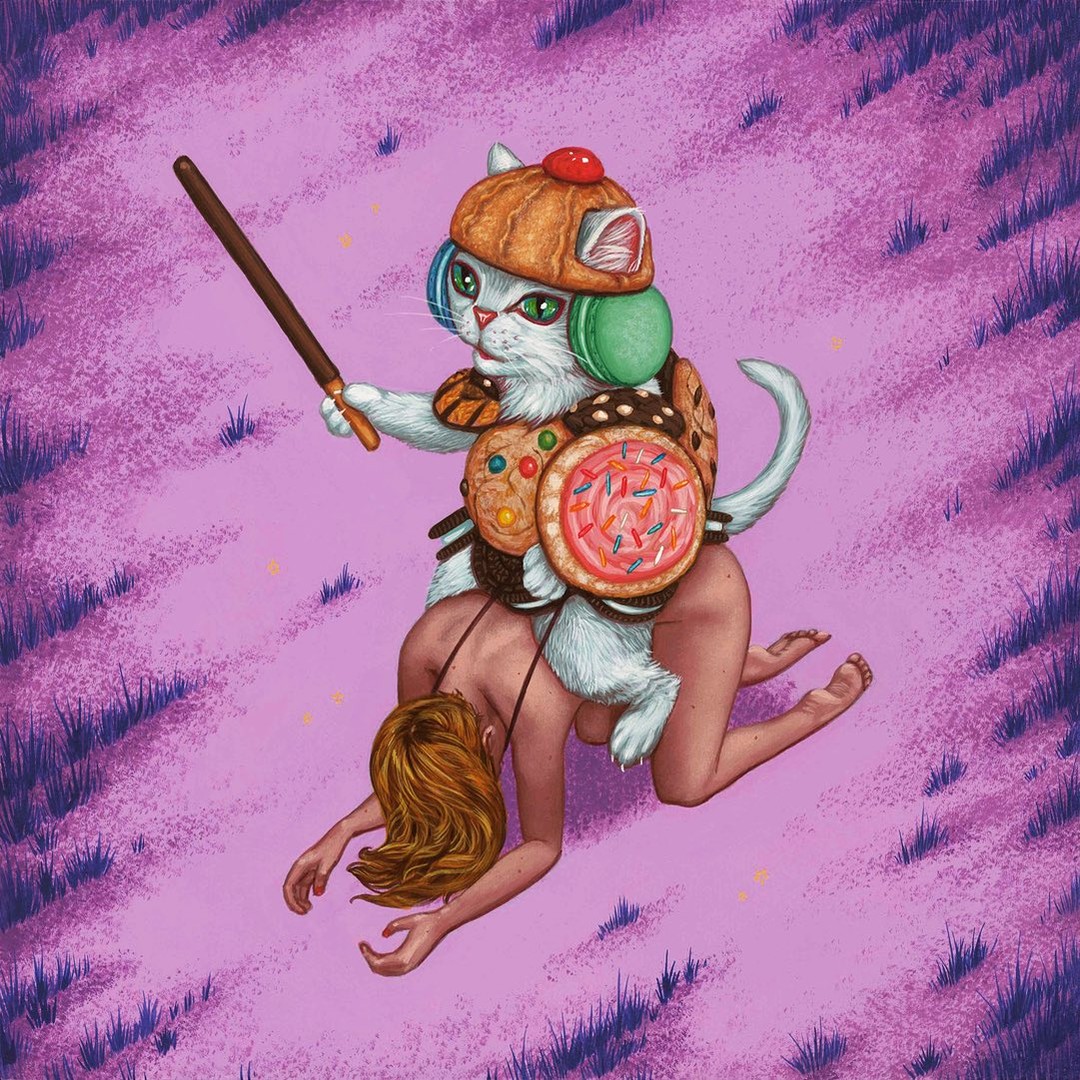 Surreal Acrylic On Wood Paintings By Casey Weldon 10