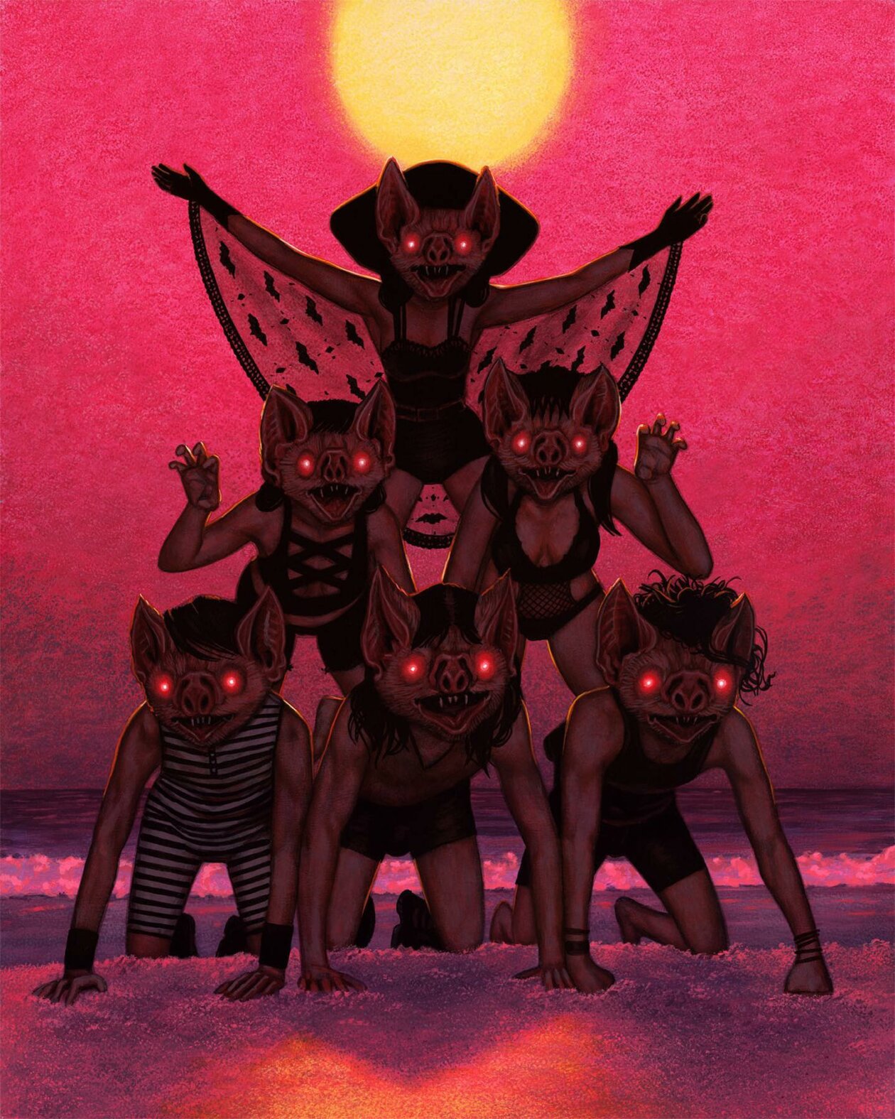 Surreal Acrylic On Wood Paintings By Casey Weldon 18