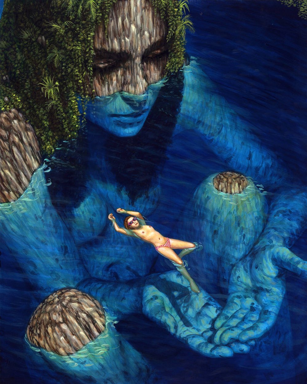 Surreal Acrylic On Wood Paintings By Casey Weldon 2