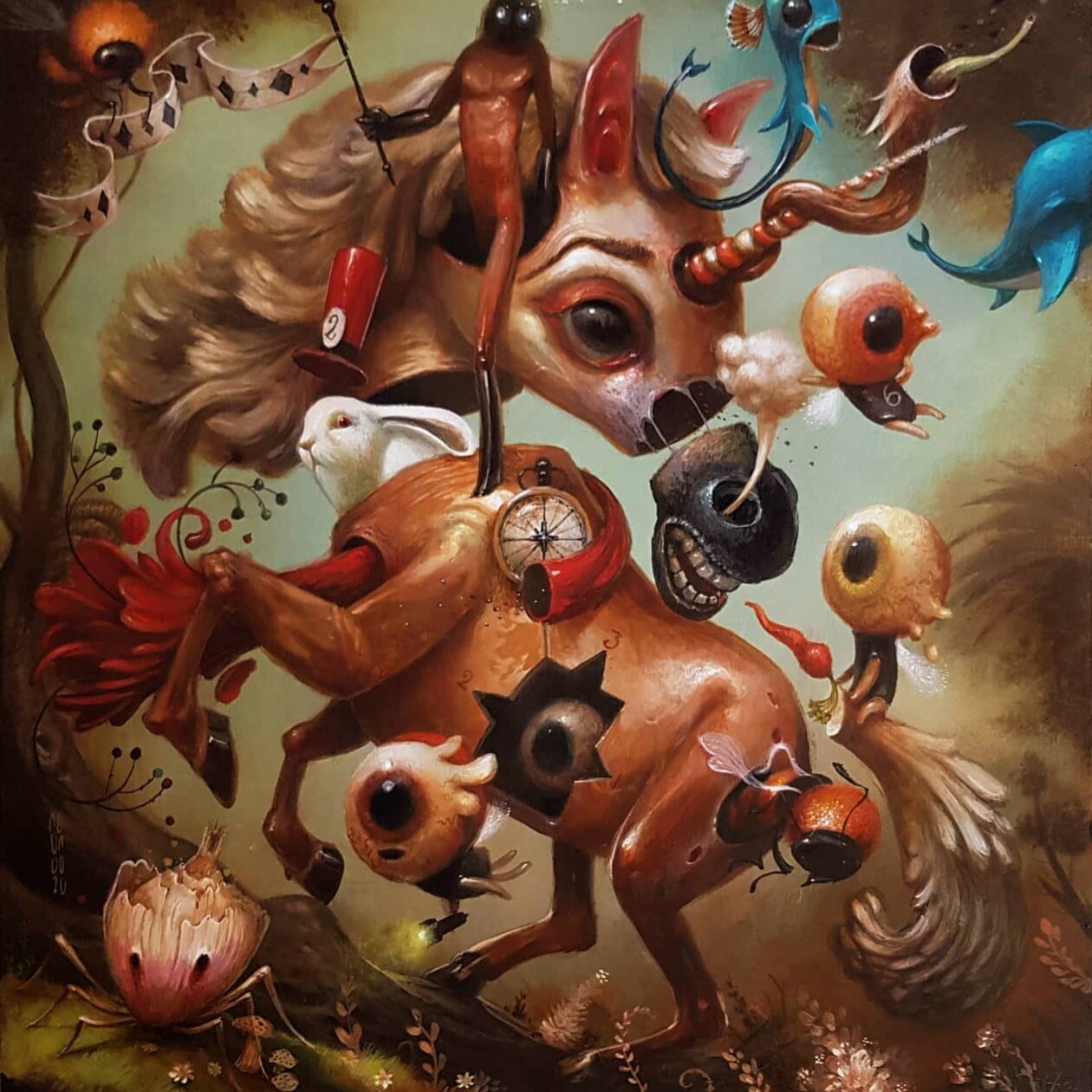 Cute And Creepy Surrealistic Paintings By Jesús Aguado (1)