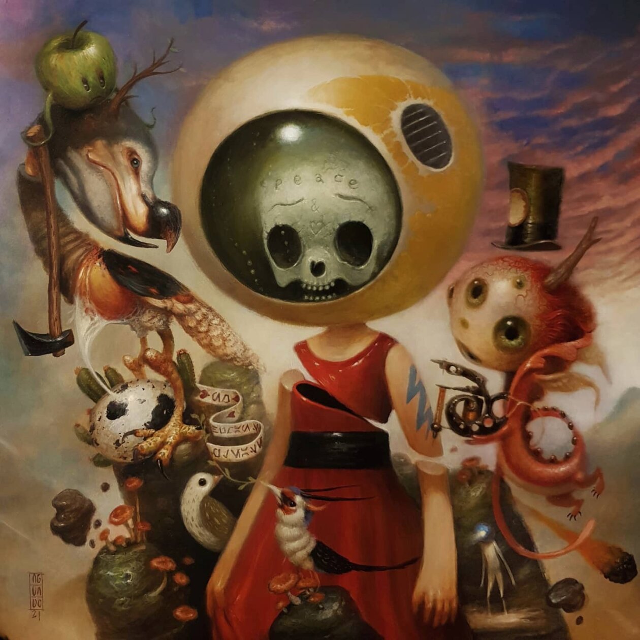 Cute And Creepy Surrealistic Paintings By Jesús Aguado (4)