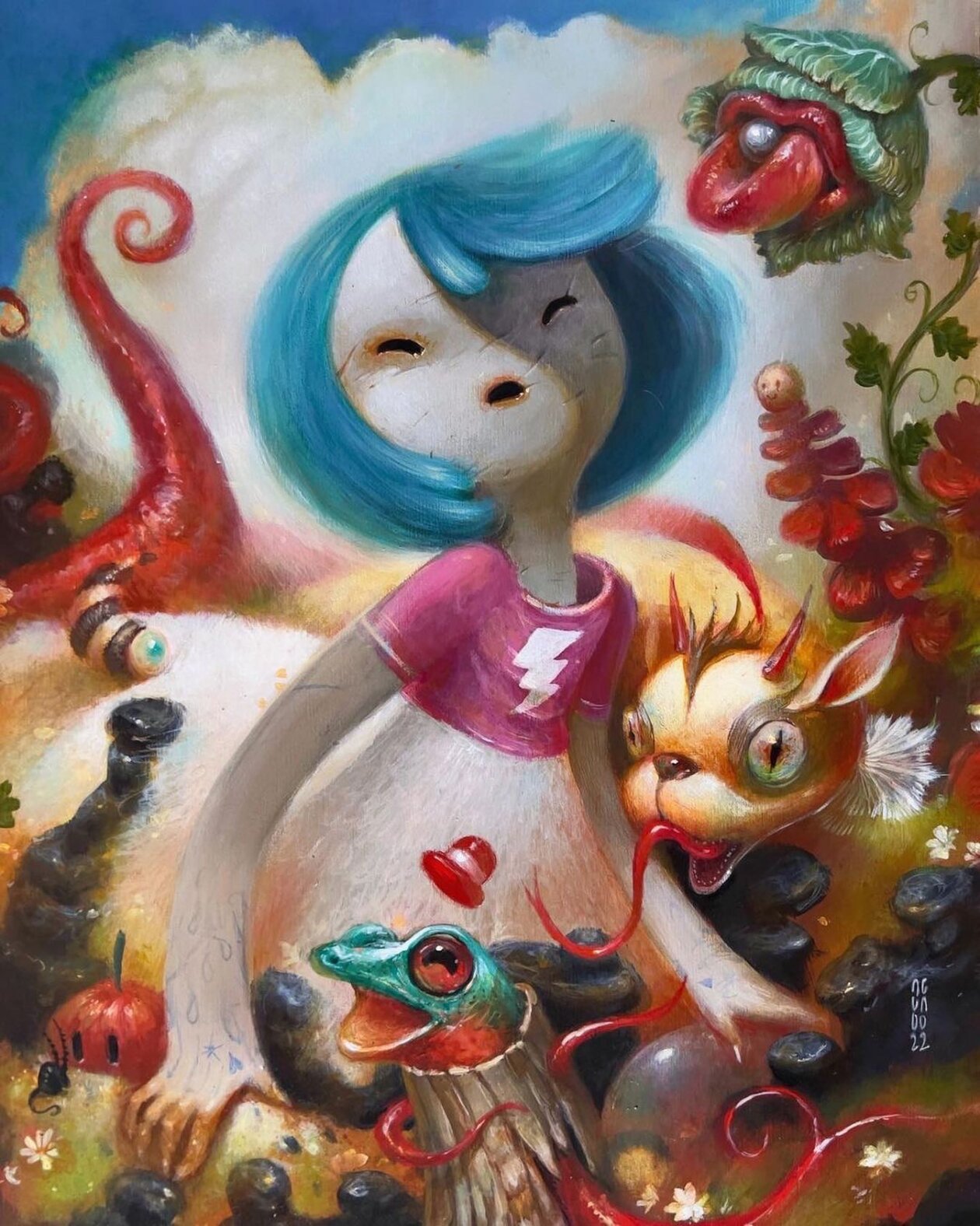 Cute And Creepy Surrealistic Paintings By Jesús Aguado (8)