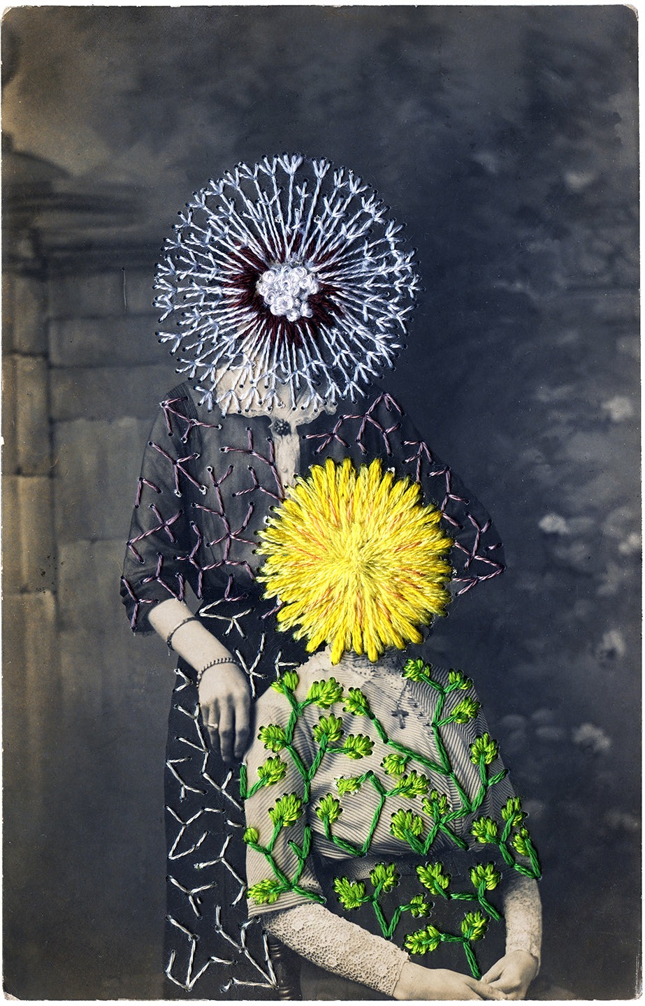 Embroidered Vintage Portraits By Han Cao (10)