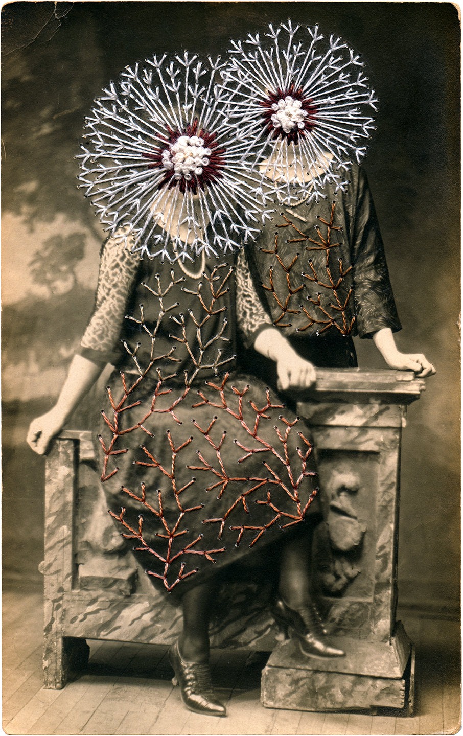 Embroidered Vintage Portraits By Han Cao (25)