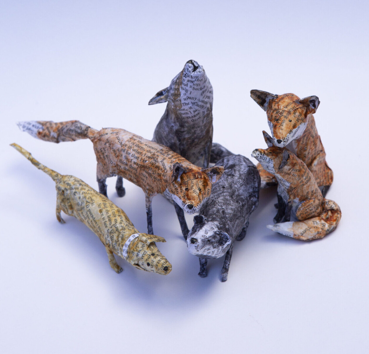 Wonderful Animal Papier Mâché Sculptures By Diana Parkhouse (4)