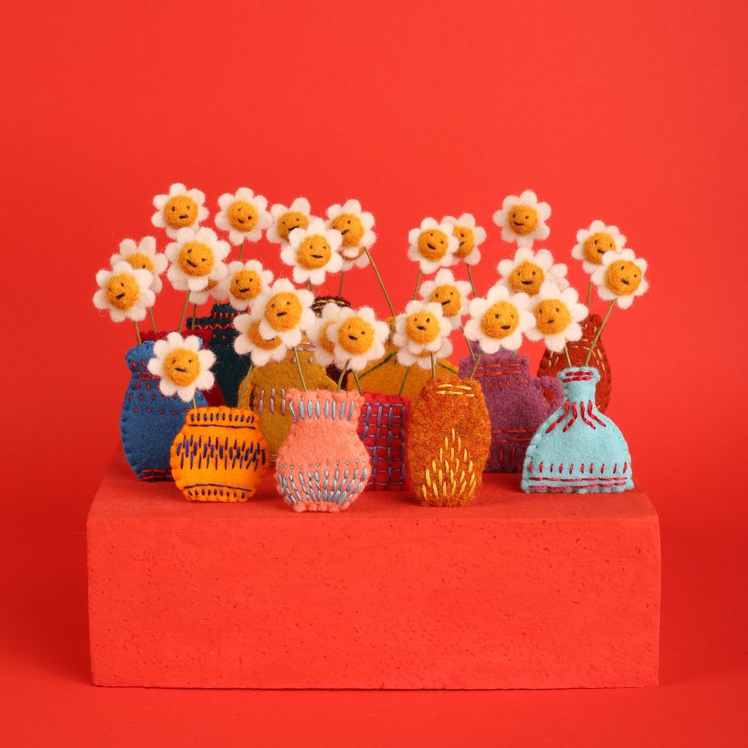 Cute Sculptural Textile Dolls By Cat Rabbit (11)