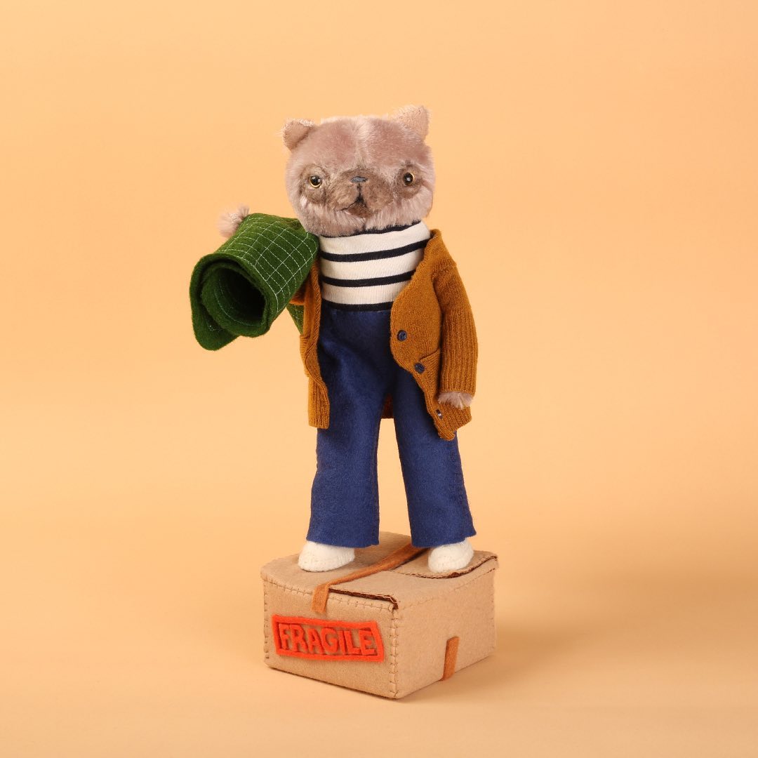 Cute Sculptural Textile Dolls By Cat Rabbit (23)