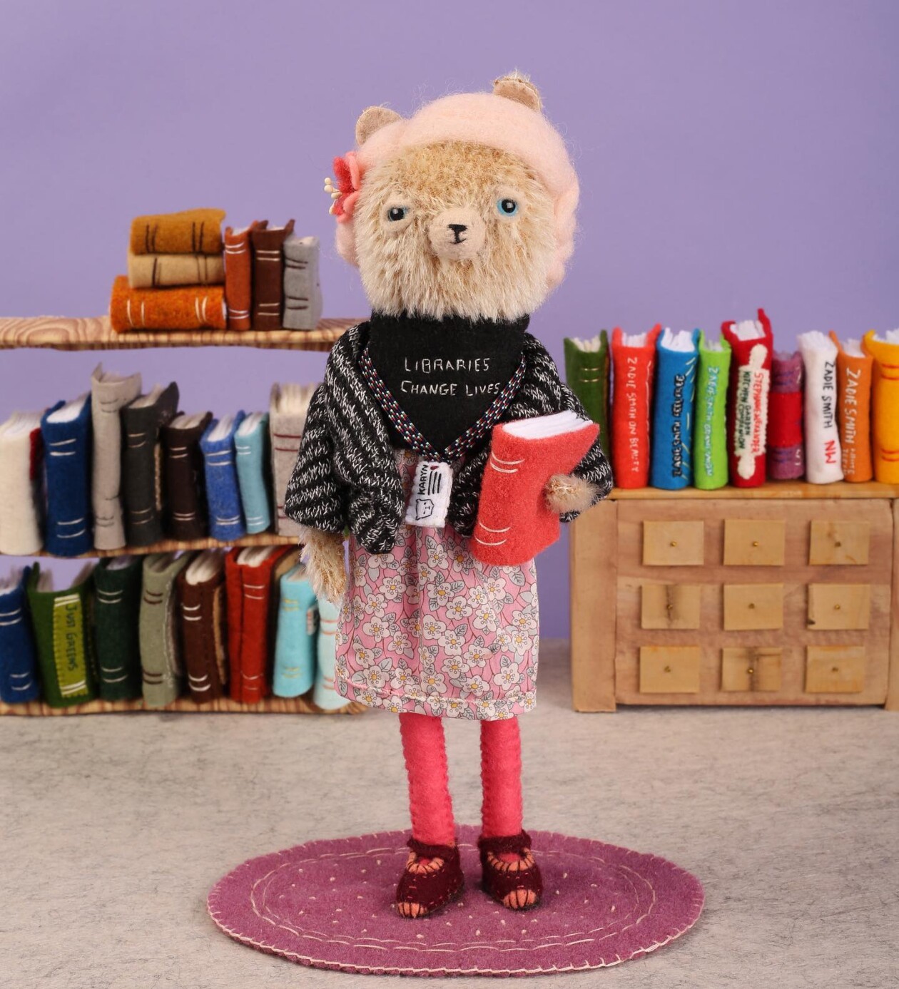 Cute Sculptural Textile Dolls By Cat Rabbit (4)