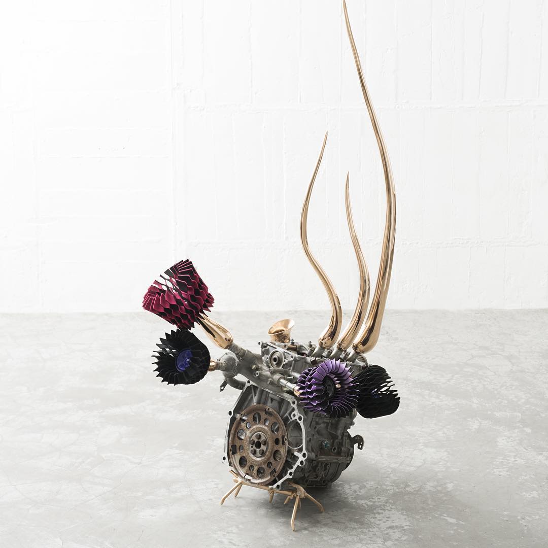 Excess Of Desire, Metal And Paper Sculptures By Keita Miyazaki (1)