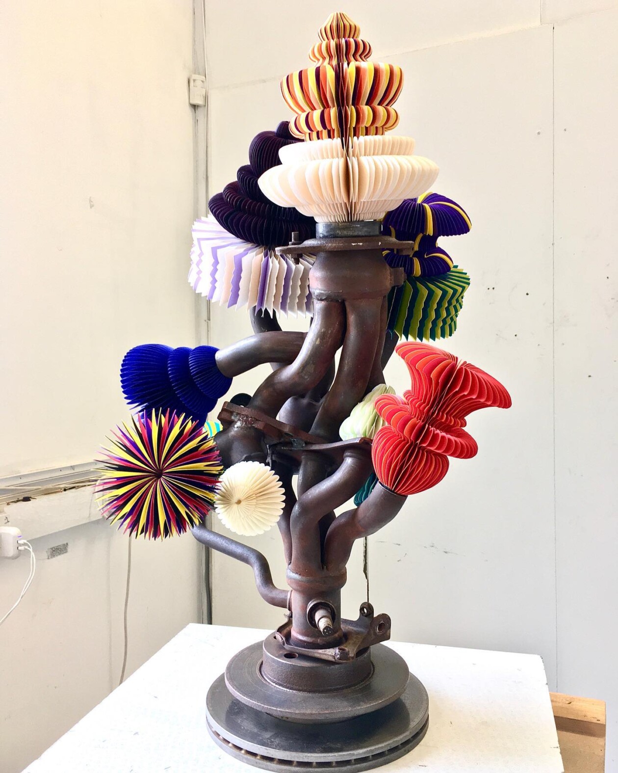 Excess Of Desire, Metal And Paper Sculptures By Keita Miyazaki (11)