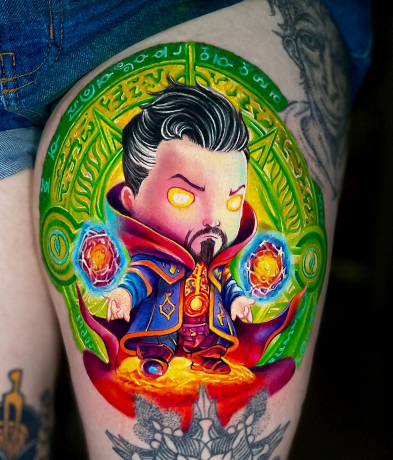 Hypercolorful Tattoos By Clayton Dias (15)