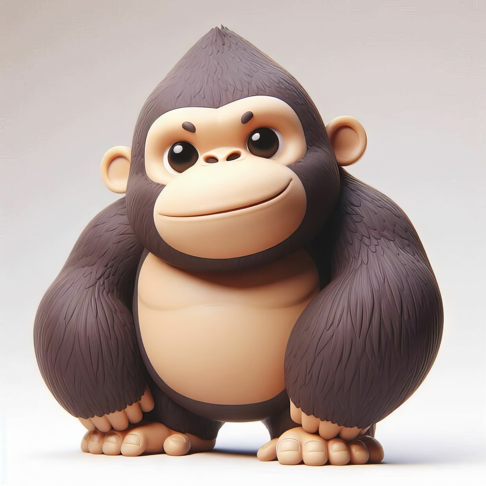 King Kong - Popular Monsters In Their Cute Alternative Versions By Metal Panda