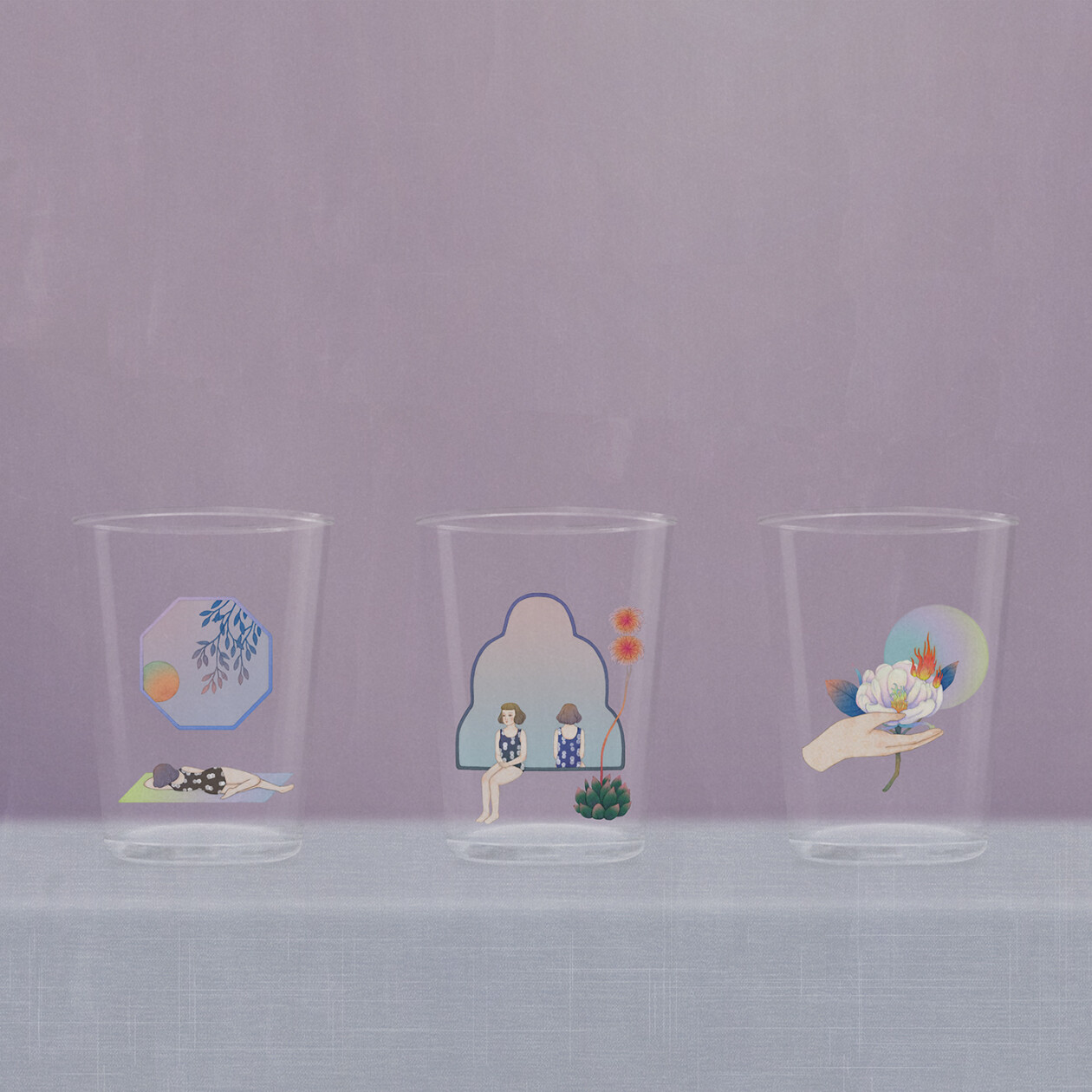 Delicately Illustrated Glassware By Whooli Chen And Di Chun Chen (1)