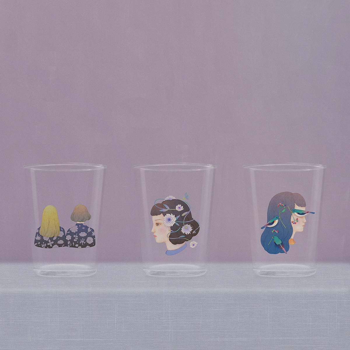 Delicately Illustrated Glassware By Whooli Chen And Di Chun Chen (5)
