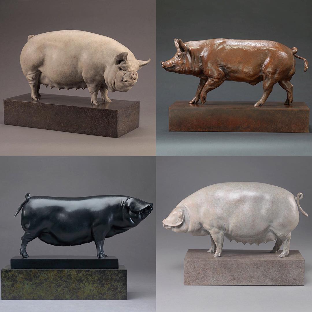 Exquisite Wildlife Bronze Sculptures By Nick Bibby (9)