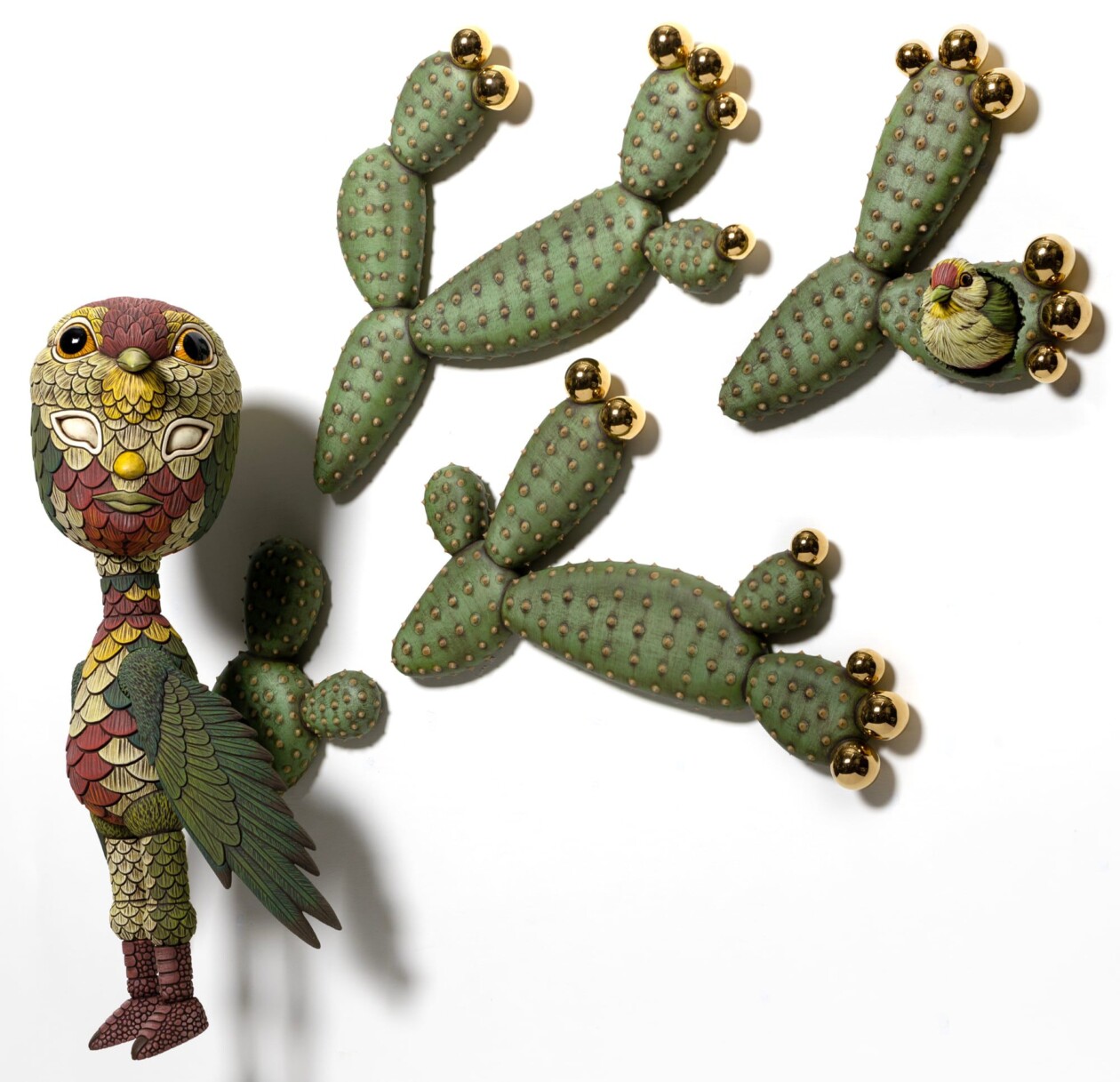 Marvelous Anthropomorphized Bird Sculptures By Calvin Ma (15)