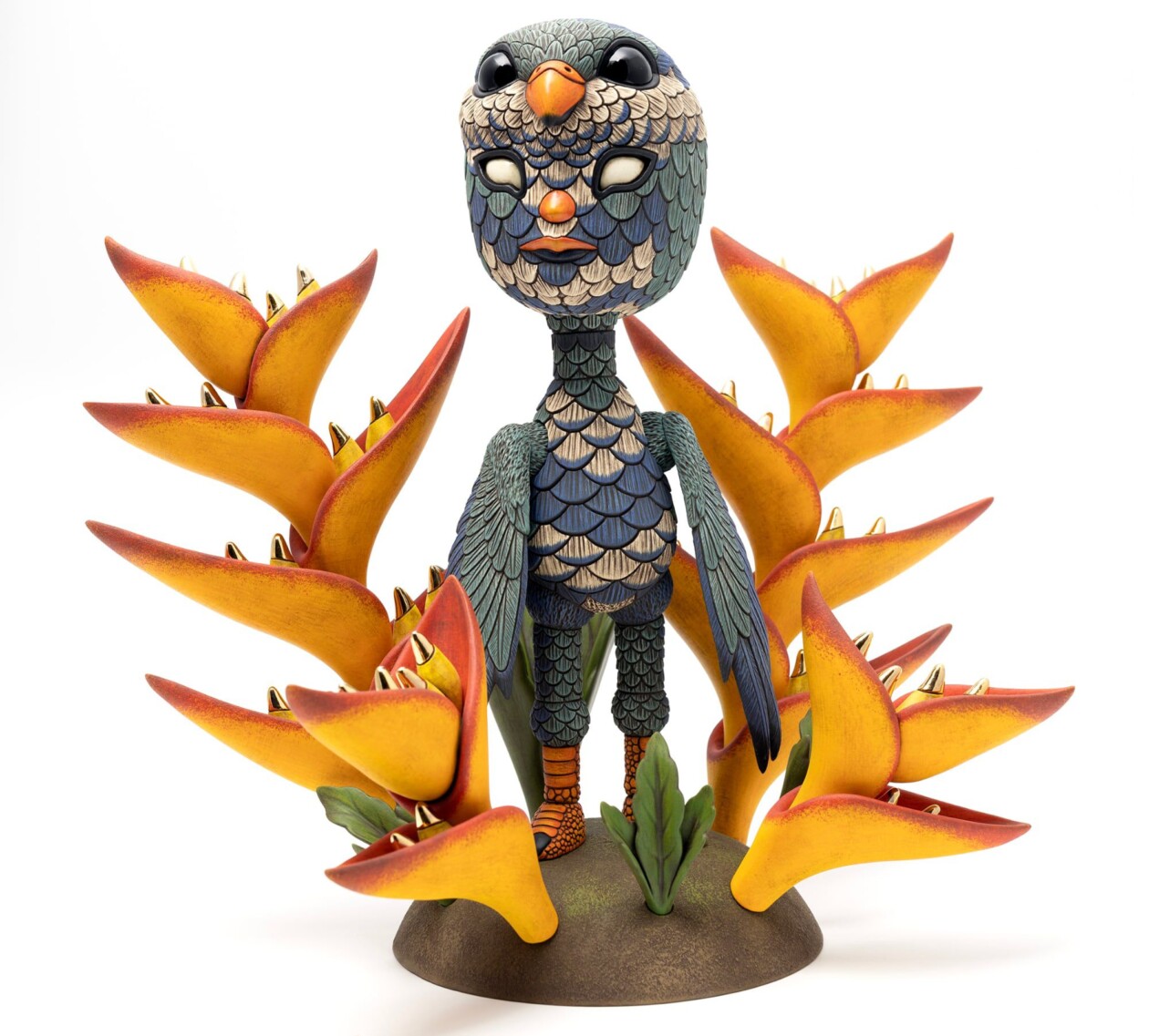 Marvelous Anthropomorphized Bird Sculptures By Calvin Ma (18)