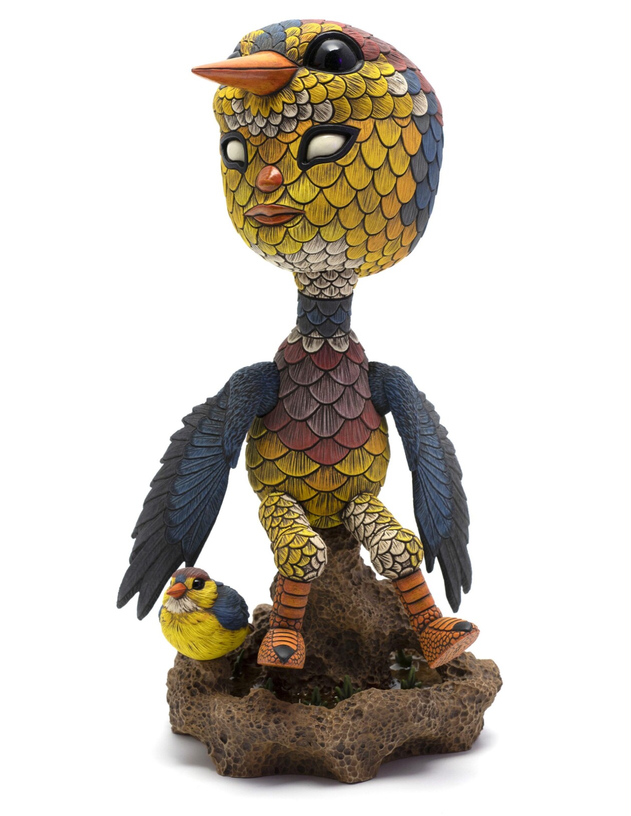 Marvelous Anthropomorphized Bird Sculptures By Calvin Ma (22)