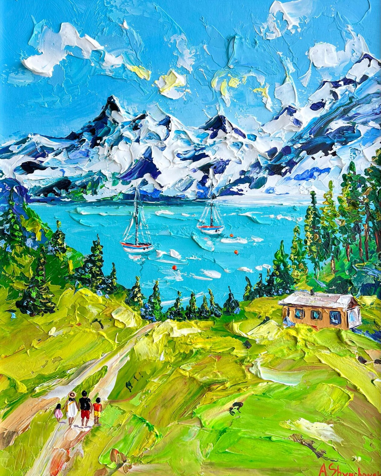 Marvelous Impressionistic Impasto Paintings By Alena Shymchonak (9)