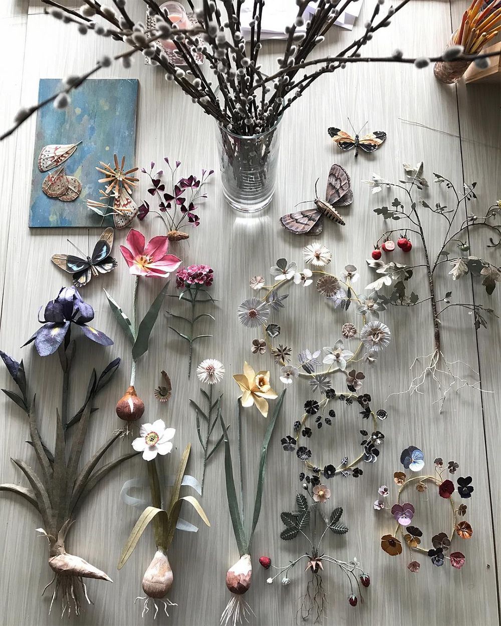 Splendid Lifelike Paper Sculptures Of Animals, Plants, Vegetables, And Mushrooms By ann Wood (28)