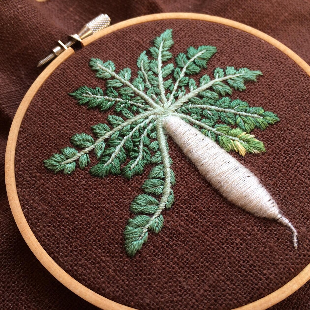 Whimsical Vegetable Embroideries By Konekono Kitsune (2)