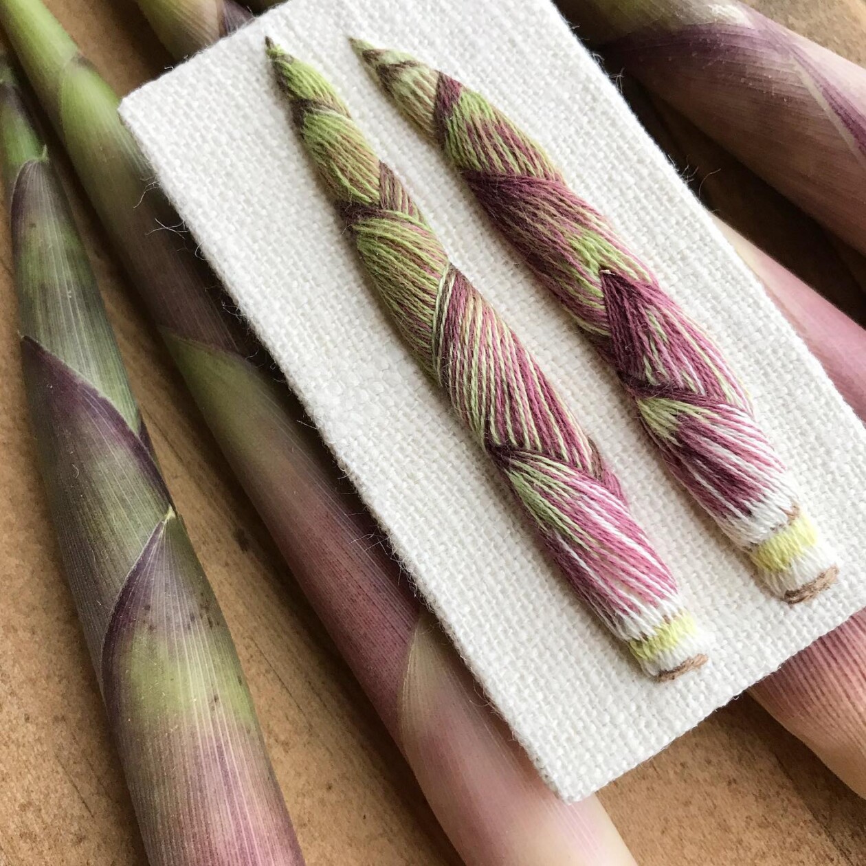 Whimsical Vegetable Embroideries By Konekono Kitsune (7)