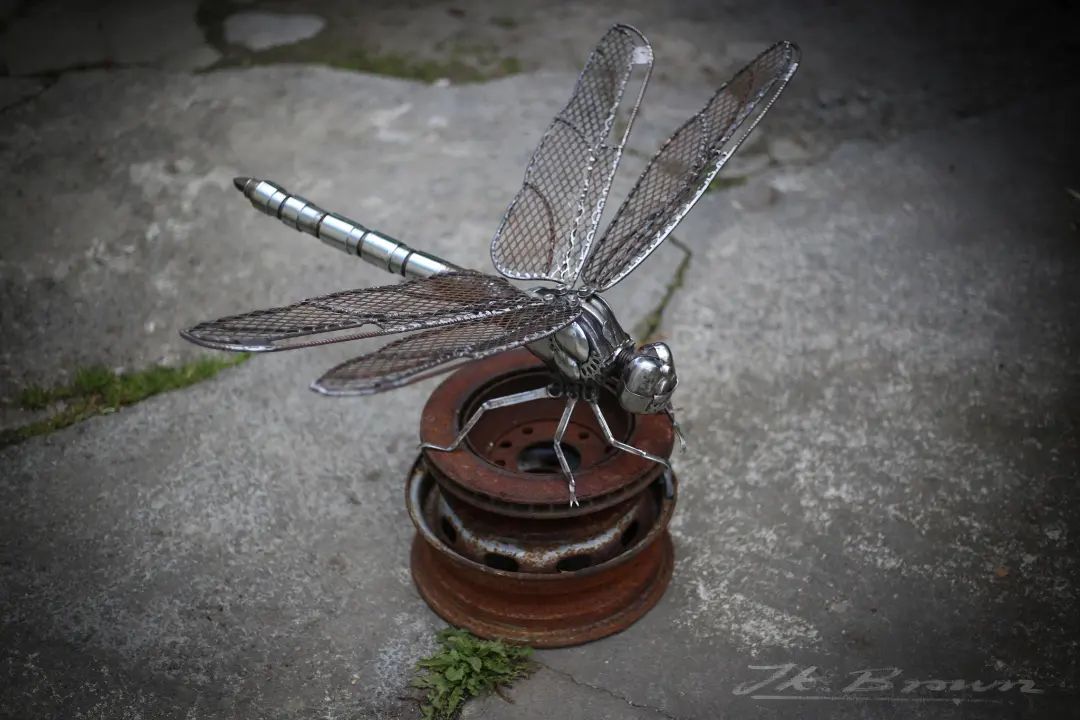 Amazingly Precise Scrap Metal Animal Sculptures By Jk Brown (2)