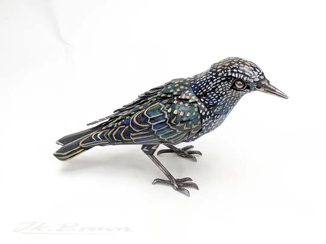 Amazingly Precise Scrap Metal Animal Sculptures By Jk Brown (4)