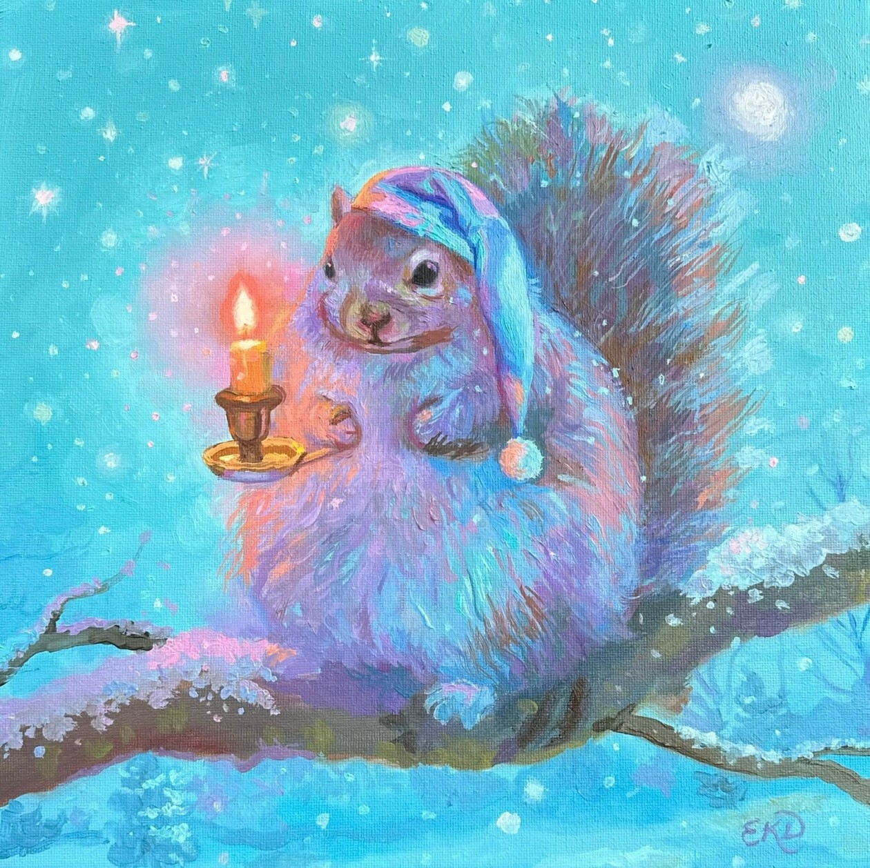 Cute And Lovely Oil And Acrylic Paintings Of Animals By Emily Dunlap (18)