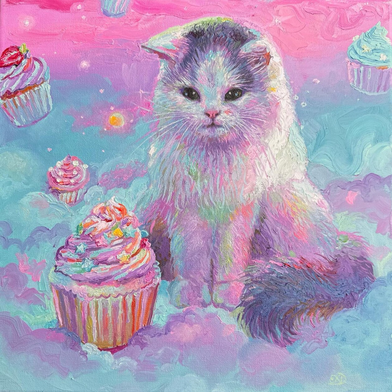 Cute And Lovely Oil And Acrylic Paintings Of Animals By Emily Dunlap (19)