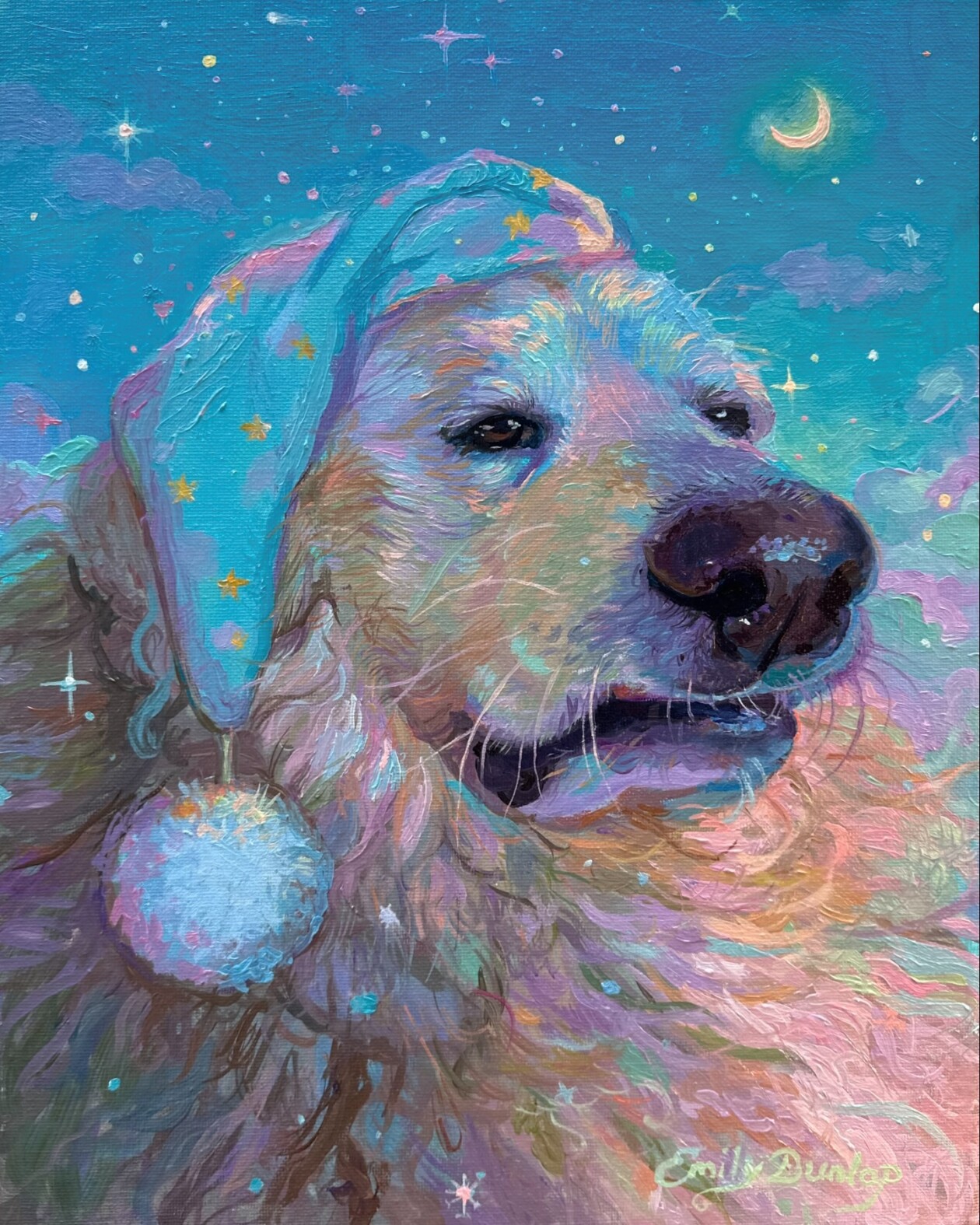 Cute And Lovely Oil And Acrylic Paintings Of Animals By Emily Dunlap (2)