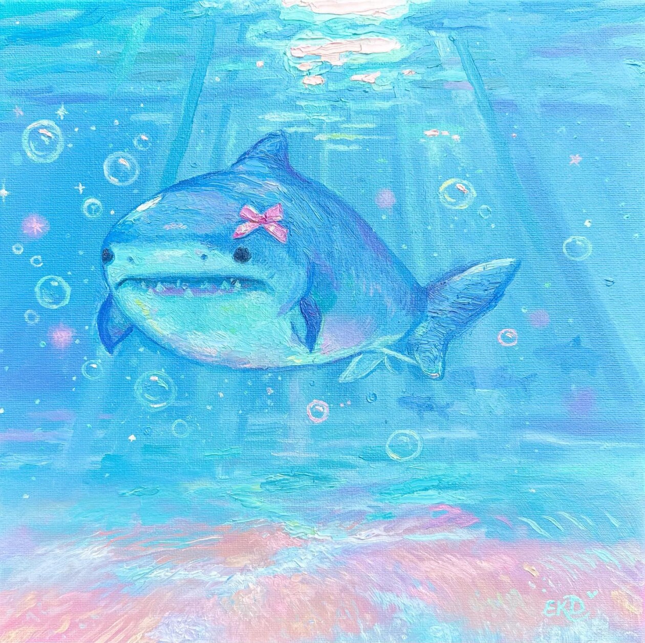 Cute And Lovely Oil And Acrylic Paintings Of Animals By Emily Dunlap (7)