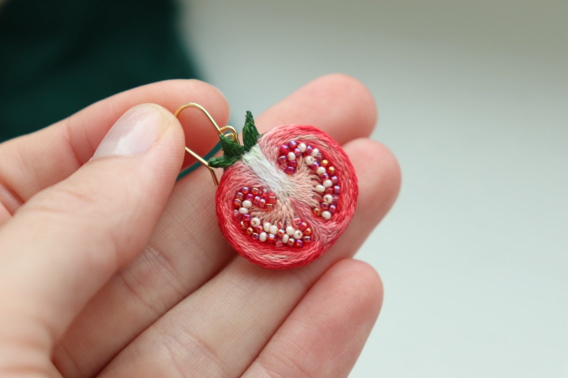 Eye Catching Handmade Embroidered Earrings By Vivaembr (20)