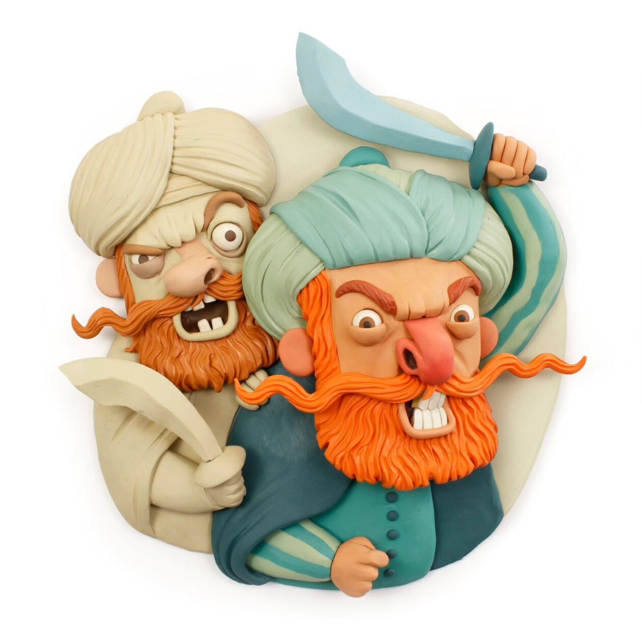 Funny And Creative Clay Sculptures By Gianluca Maruotti (14)